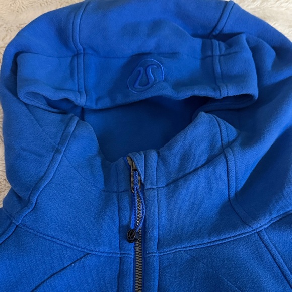 Lululemon Athletica Blue Fleece Jacket size 10 - Picture 4 of 9
